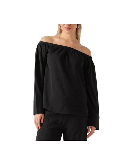 Refined Department Overhemden ,Zwart ,Zwarte Montana Blouse in het Black