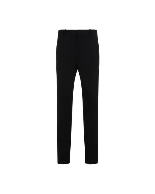 Saint Laurent Black Straight Trousers for men