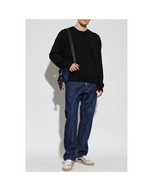 DSquared² Wol Trui Met Zak in het Black voor heren