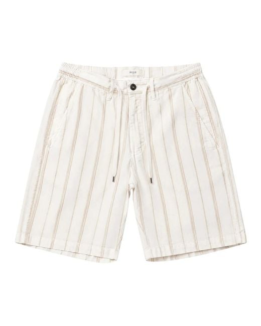 BRIGLIA White Casual Shorts for men