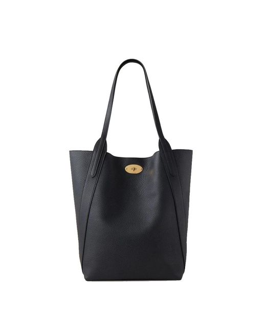 Mulberry Black North south bayswater tote, schwarz