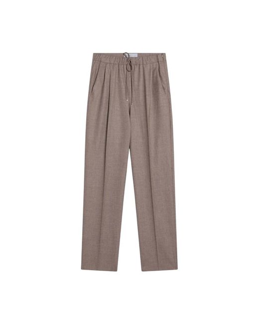 Max Mara Dove Regular Broek in het Brown