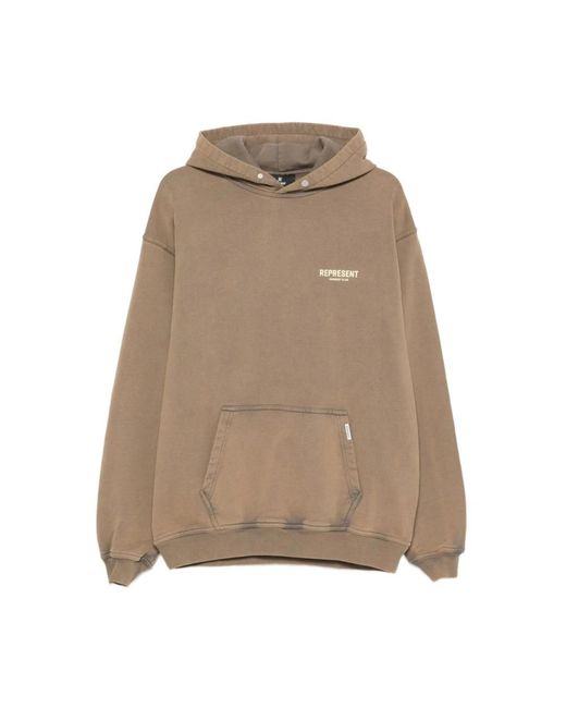 Represent Crewneck Sweatshirt in het Natural voor heren