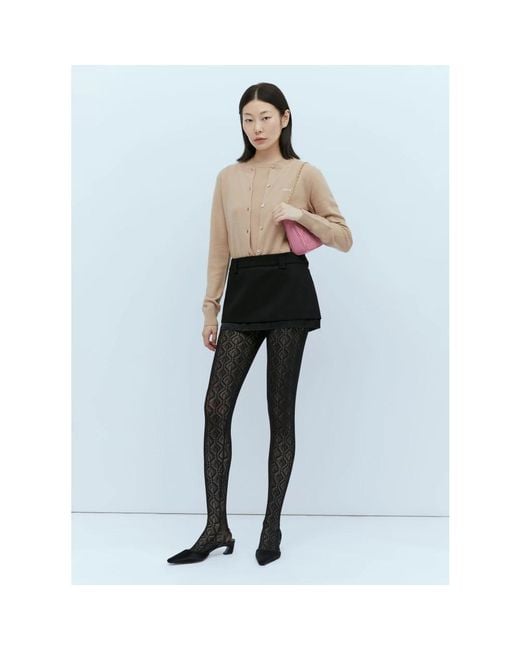 Miu Miu Black Short Skirts