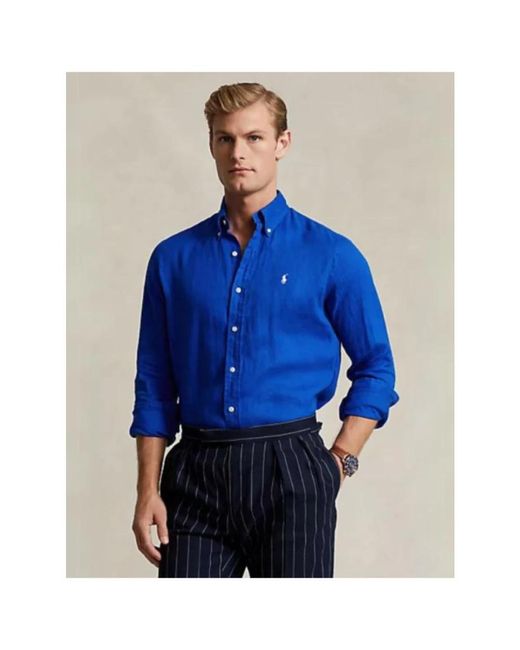 Polo Ralph Lauren Blue Casual Shirts for men