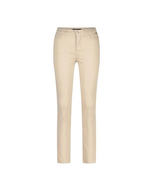 Marc Cain Natural Slim-Fit Trousers