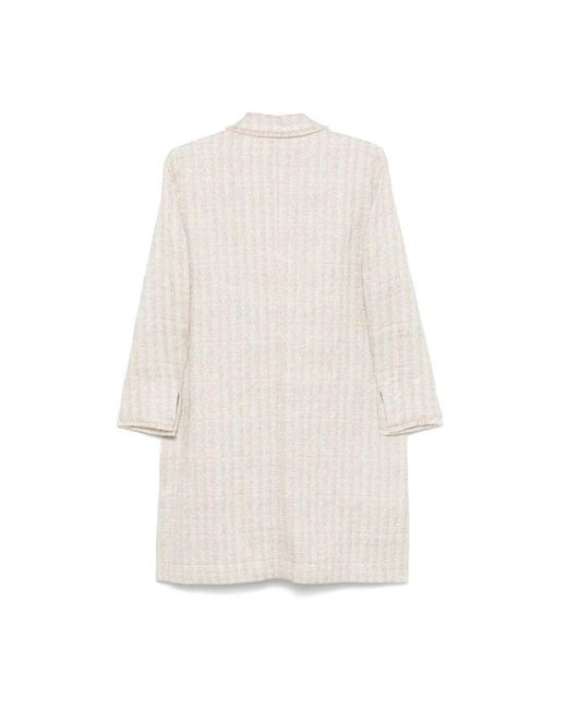 Seventy White Cremefarbener tel mit stilvollen details