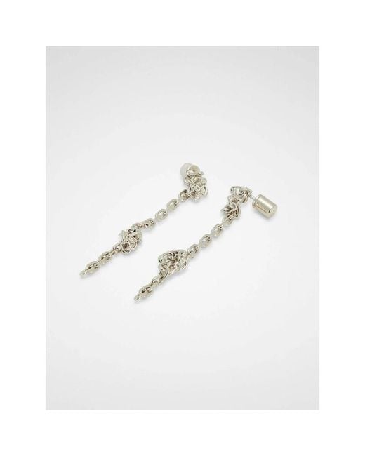 Earrings Jil Sander en coloris Metallic