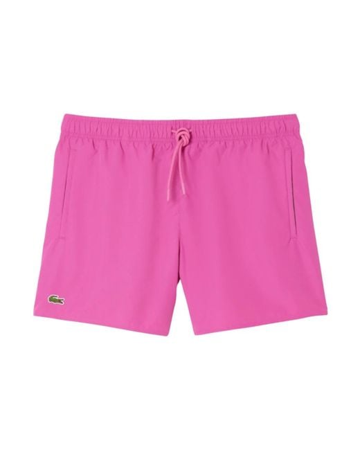 Beachwear Lacoste de hombre de color Pink