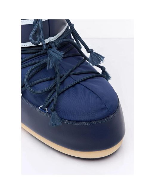 Moon Boot Blue Winter Boots