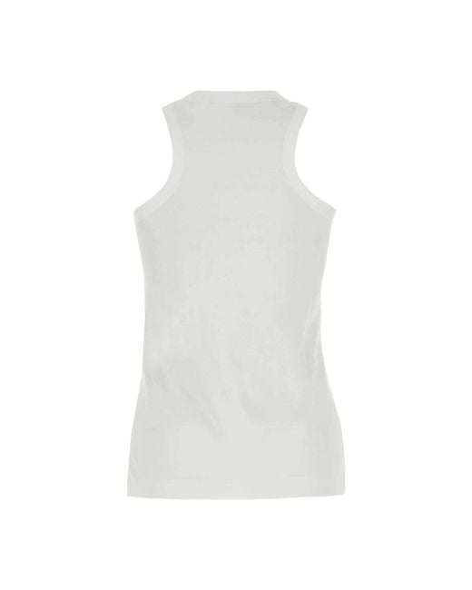 Stella McCartney White Sleeveless Tops
