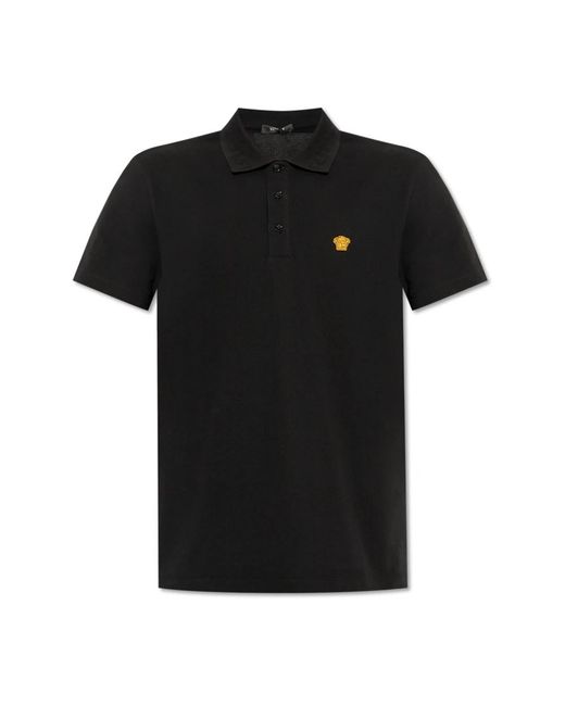 Versace Polo Met Logo in het Black voor heren