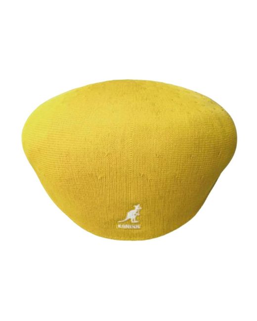 Kangol Yellow Tropic 504 Flat Cap