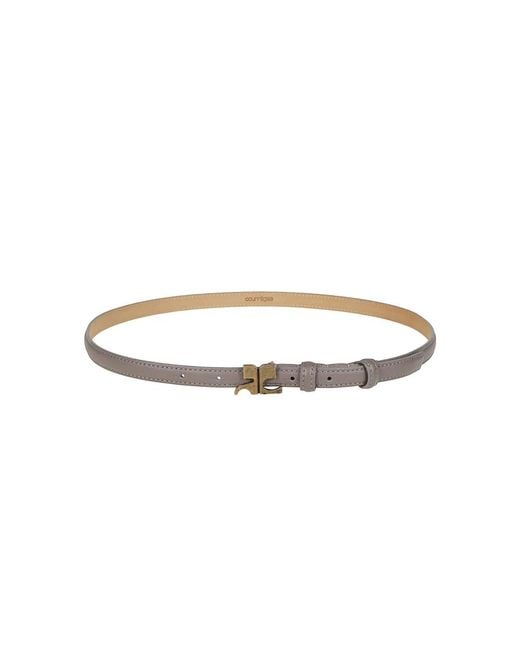 Courreges Brown Belts
