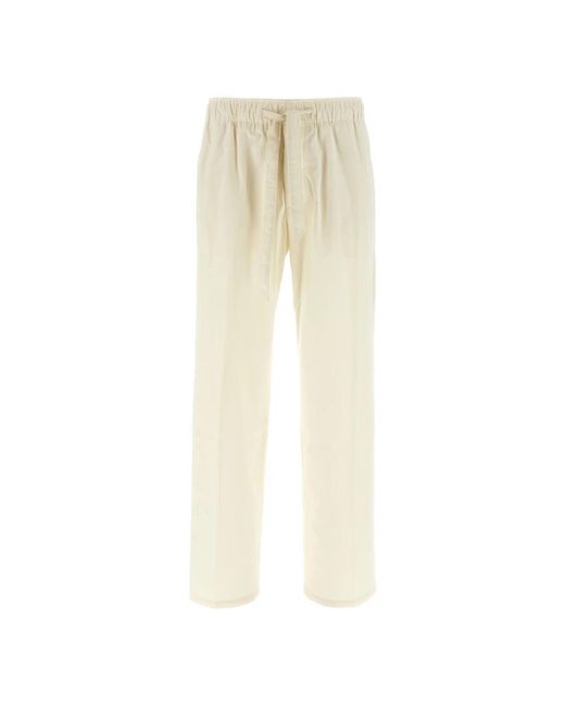 Lanvin Natural Straight Trousers for men