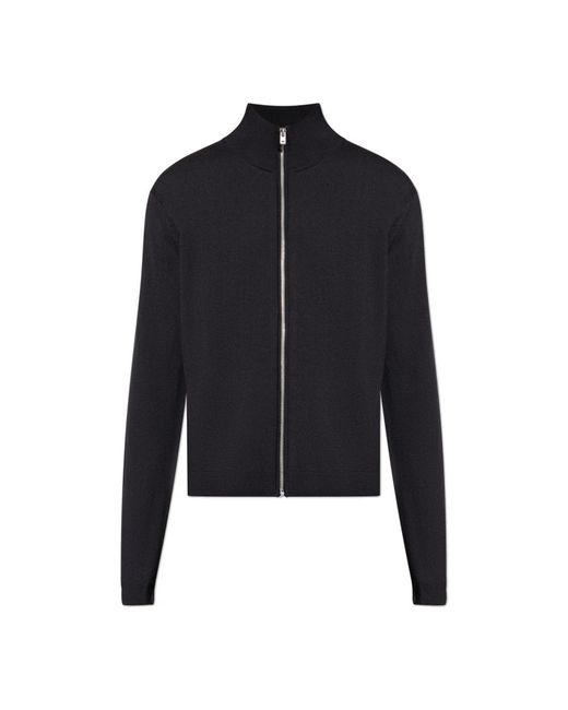 Acne Truien & Vesten ,Blauw ,Wol Zip Up Cardigan in het Blue voor heren