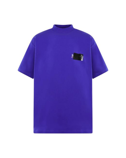 Balenciaga Oversized t-shirt in Purple für Herren