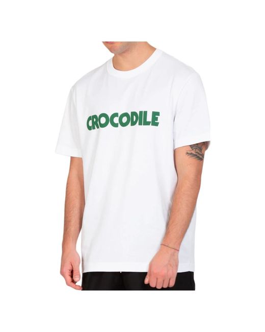 Lacoste Festliches print t-shirt in Green für Herren