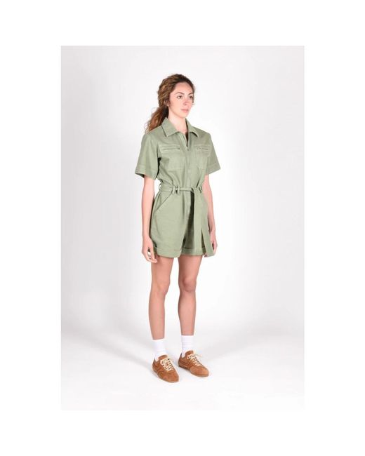 A.P.C. Green Playsuits