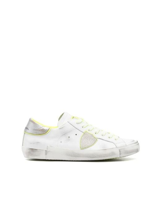 Philippe Model Low Top Sneakers in White für Herren