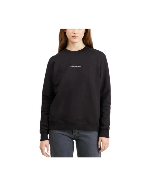 Calvin Klein Black Moderne und elegante institutionelle sweatshirt