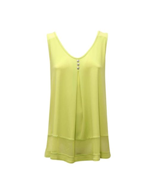 Sleeveless Tops Joseph Ribkoff en coloris Green