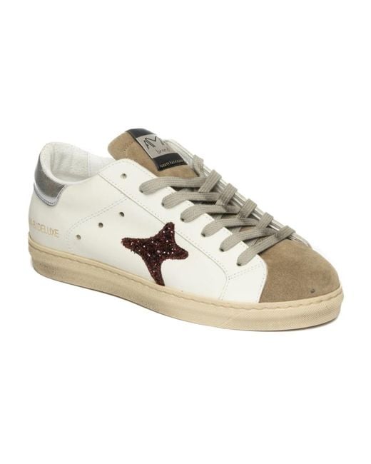 AMA BRAND Metallic Sneakers