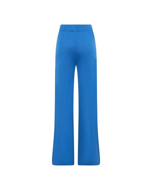 Moorer Blue Wide Trousers