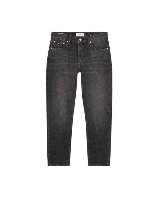 Calvin Klein Gray Straight Jeans for men