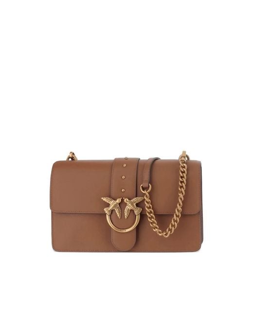 Pinko Brown Shoulder Bags