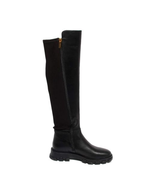 Michael Kors Black Over-The-Knee Boots