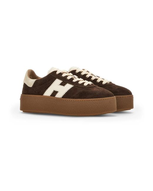 Hogan Brown Sneakers Cool