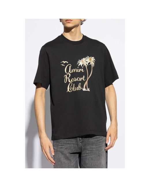 Amiri T-shirt mit logo in Black für Herren