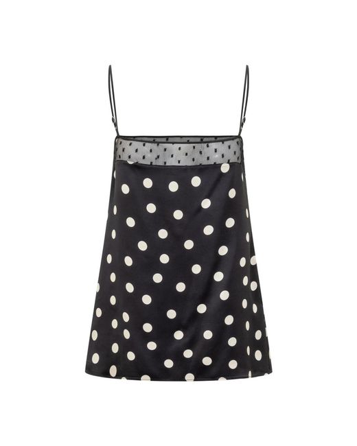 Sleeveless Tops Stella McCartney de color Black