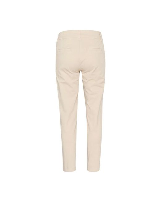 Part Two Natural Cropped Trousers