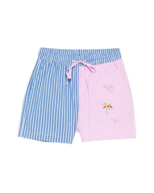 SUSANNA BLU Blue Short Shorts