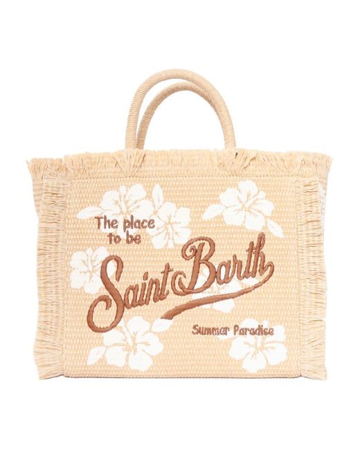 Mc2 Saint Barth Natural Shopping Bags