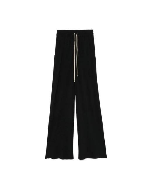 Wide Trousers Rick Owens en coloris Black
