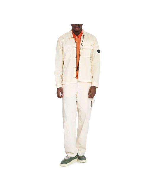 Light Jackets di C P Company in Natural da Uomo