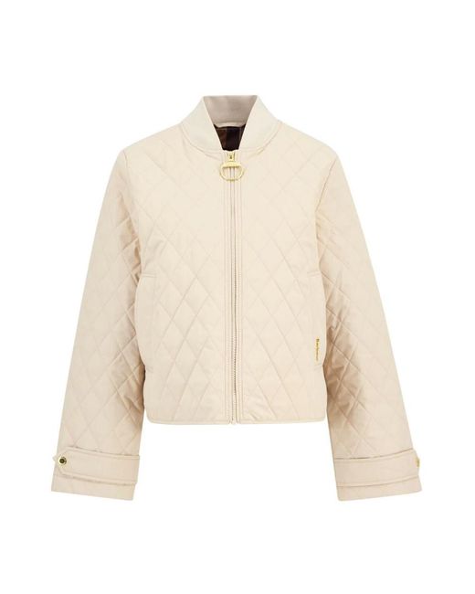 Barbour Whillan Quilted Jacket in het Natural