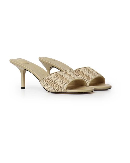 Jacquemus White Heeled Mules