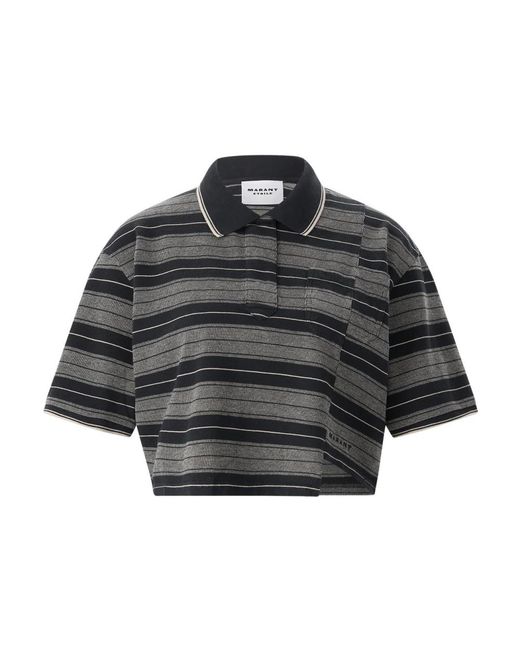 Isabel Marant Black Polo Shirts
