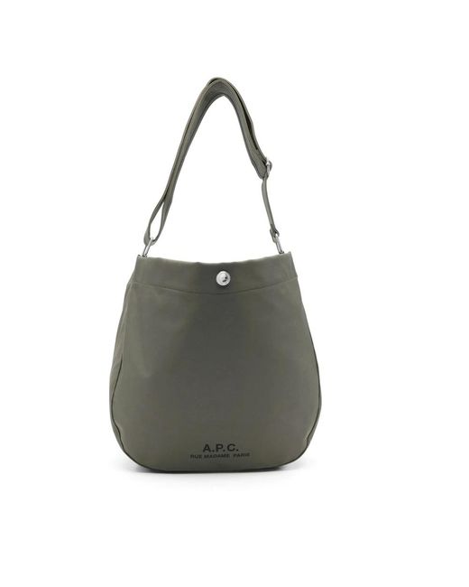 A.P.C. Gray Shoulder Bags for men
