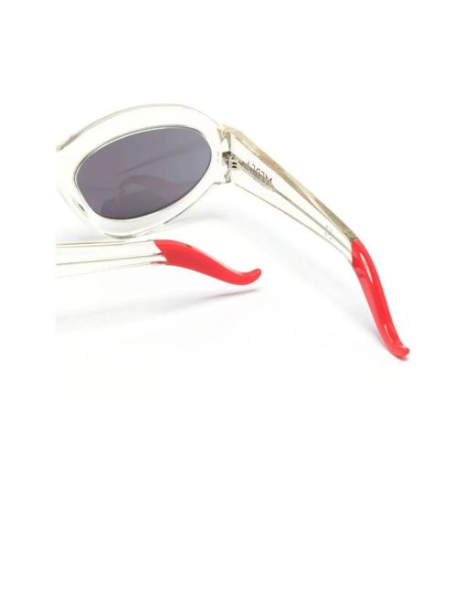 MEDEA Accessoires ,Wit ,Zwarte Zonnebril in het White