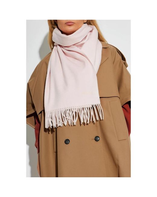 Max Mara Pink Winter Scarves