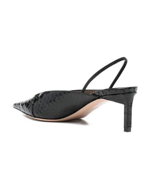 Tom Ford Black Slingback-Pumps Aus Leder