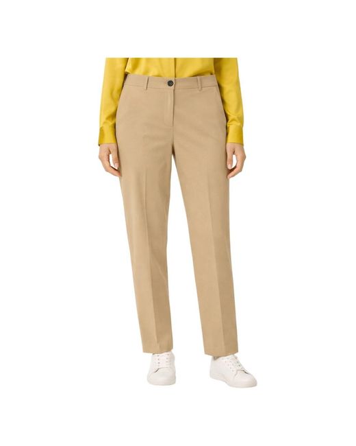 iBlues Natural Cropped Trousers