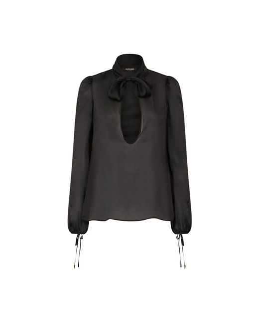 Roberto Cavalli Black Blouses