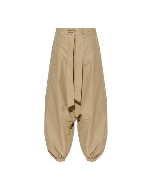 Balmain Drop-Crotch Broeken in het Natural
