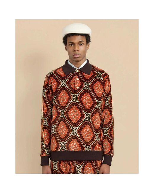 Drole de Monsieur Brown Polo Shirts for men
